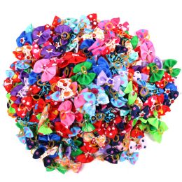 Pet Supplies Bow Rubber Band Scrunchie Head Flower Dog Cat Accessories