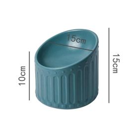 Cat Bowl Ceramic Protection Cervical Spine Diagonal High Foot To Prevent Upset Grain Basin