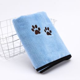 Solid Color Printed Microfiber Pet Towel