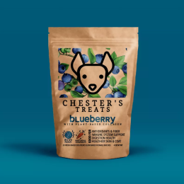 CHESTER'S BLUEBERRY & PLANT-BASED COLLAGEN DOG TREATS FOR OVERALL SUPPORT