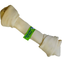 White Knotted Rawhide Bone (Pack of 5)