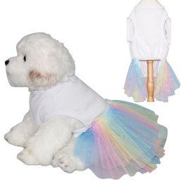 Dog Skirt Thin And Comfortable Colorful Pet Gauze Skirt