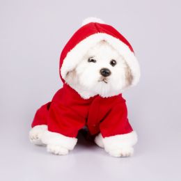 Dog Clothes Santa Claus Pet Four-legged Romper