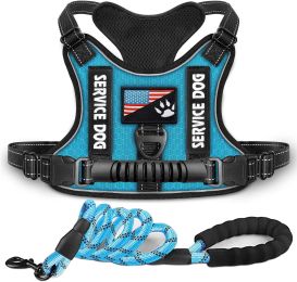 Shock Absorption Comfortable Night Vision Reflective Pet Harness Dog Vest Traction Chest Strap