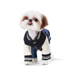 Pet Dog Cat Sweater Printed Baseball Uniform