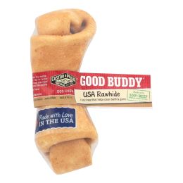 Castor and Pollux Good Buddy Rawhide Bone Dog Treat - Case of 24