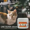 Lime Sulfur Pet Skin Cream - Pet Care and Veterinary Treatment for Itchy and Dry Skin - Safe Solution for Dog, Cat, Puppy, Kitten, Horseâ€¦