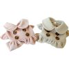 AW Princess Puff Sleeves Pet Dog Clothes Cat Plain Xiangfeng Peter Pan Collar Skirt