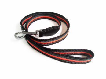 Alvalley Reflective Anti-Slip Snap Leash (Color: Black  Line, size: 6ft x 3/4in)