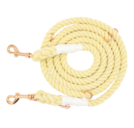 Hands Free Rope Leash (Color: Yellow, size: 7 Feet)