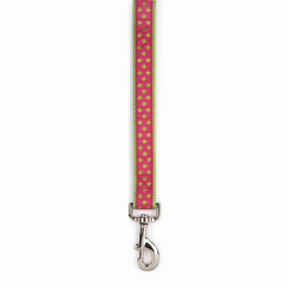 CC Polka Dot Lead (Color: Pink, size: 4ftx5/8in)