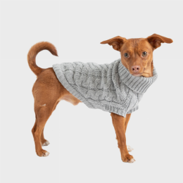 GF Pet Chalet Dog Sweater (Color: Grey, size: 2XS)