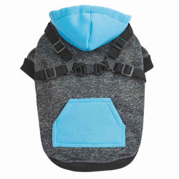 GG Harness Hoodie (Color: Blue, size: Xsmall)