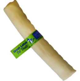 Flavored Rawhide Roll (Pack of 10) (Color: White, size: 9-10")