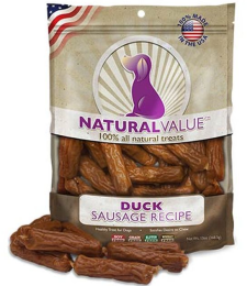 Soft Chew Sasuages (Color: Duck, size: 14 oz)